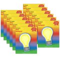 Creative Shapes Etc Mini Notepad, Light Bulb, 35 Sheets Per Pad, 12PK 791